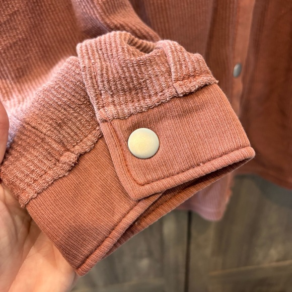 ARULA Corduroy Jacket in Dusty Rose - Picture 7 of 11
